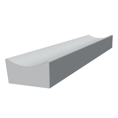 Cove Batten | 17mm x 34mm | Steccawood by Polytec