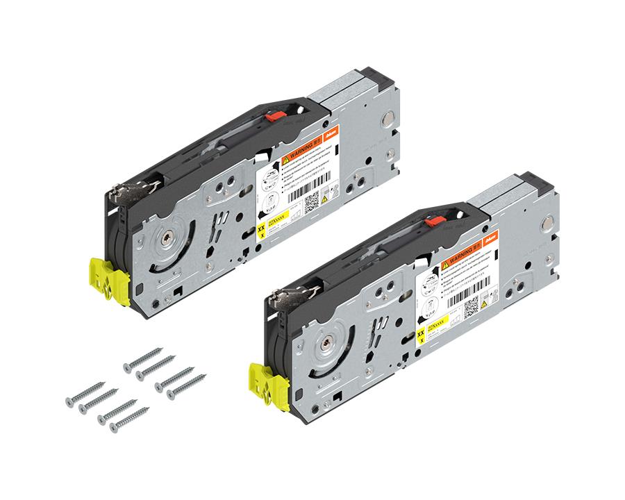 Blum AVENTOS HF Top Lift Mechanism set. Power Factor: 2700 - 13500. Fixing Method: Chipboard Screws. 22F2500 by W&B