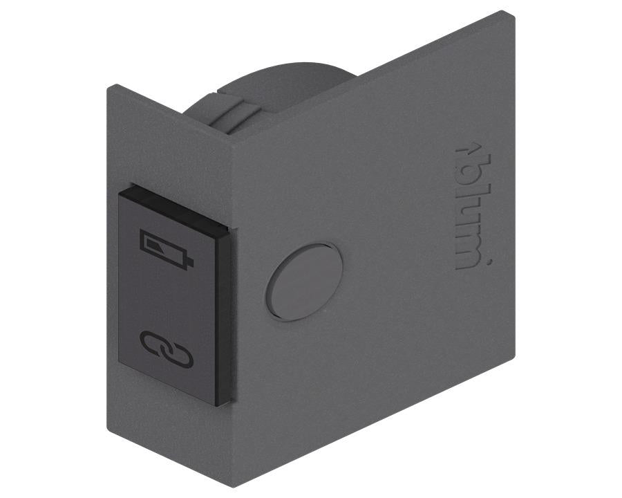 Blum SERVO-DRIVE Switch Dark Grey 23P5022 by W&B