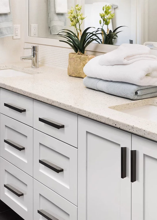 Solid T Handle - Brushed Nickel