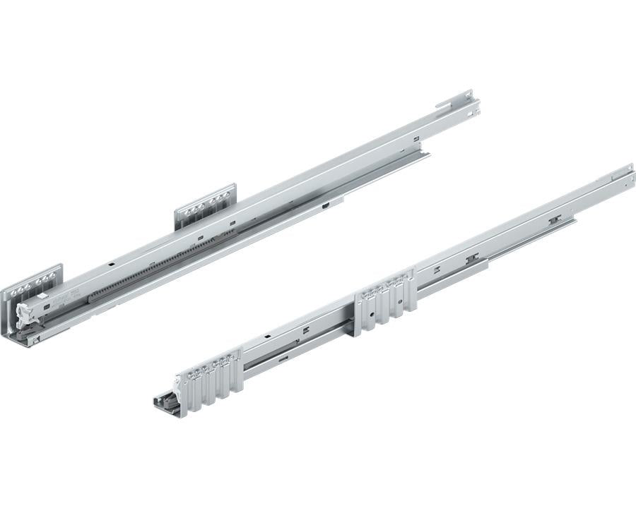 Blum MERIVOBOX Carcase Runner Set 600mm 40kg. 450.6001B W&B