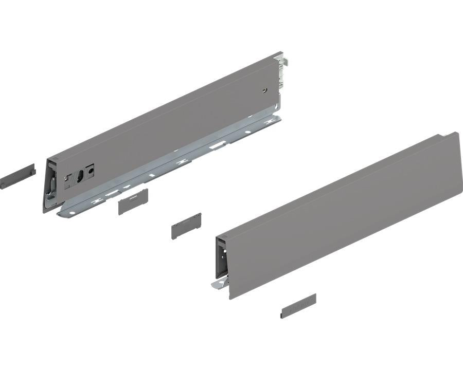 Blum MERIVOBOX M Height Drawer Sides Indium Grey 350mm by W&B