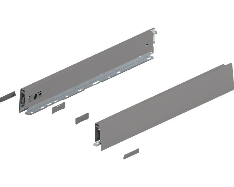 Blum MERIVOBOX M Height Drawer Sides Indium Grey 450mm by W&B