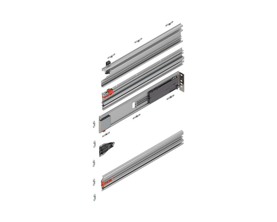 Blum REVEGO duo Pocket Profile Set. Nominal Length: 450mm. Right. 802P450D.R2 by W&B