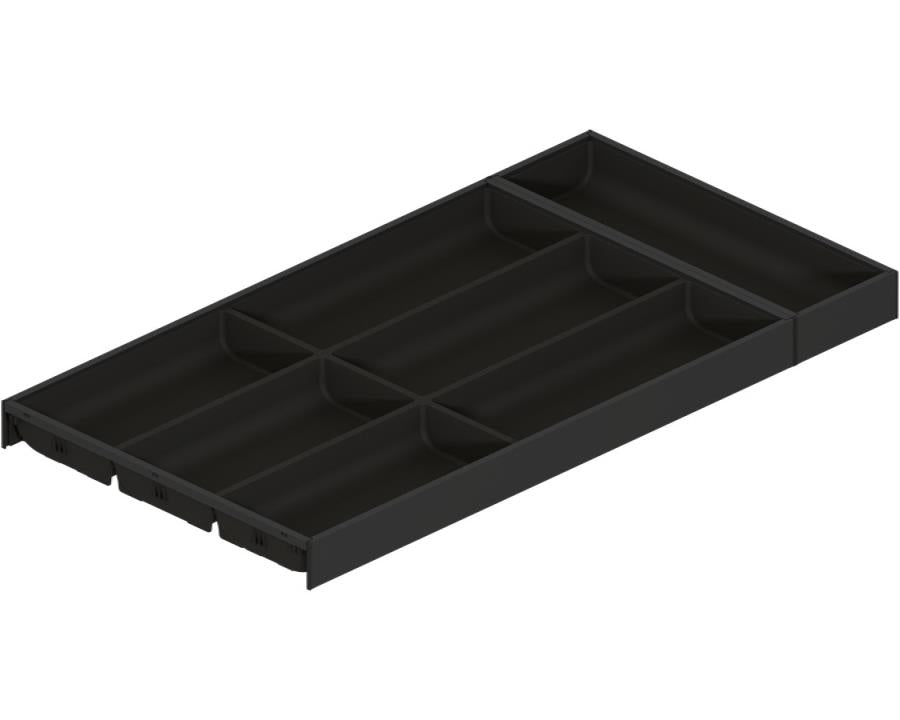 Blum AMBIA-LINE Soft Touch Carbon Black Size: 600mm by W&B