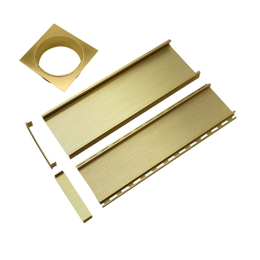 Aluminium Grate Drainer | Brushed Gold
