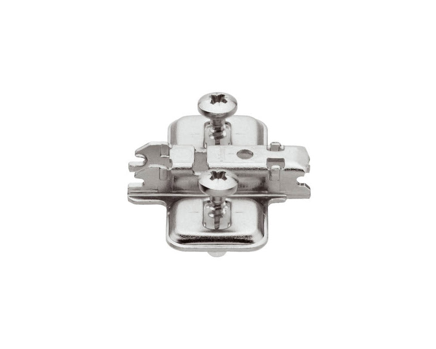 Blum CLIP Mounting Plate. 0mm. Twin Application. *Note - Short EXPANDO Dowel* 174E610Z by W&B