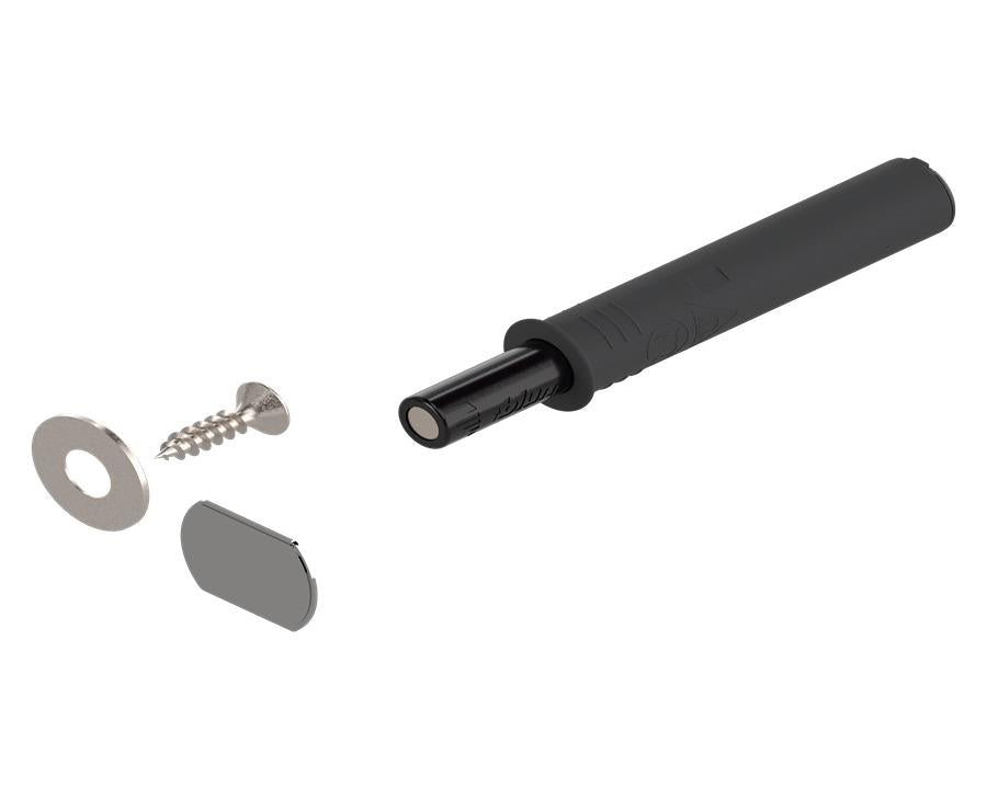 Blum TIP-ON for Doors Set, Short Version, 50mm, with Magnet Carbon Black 956.1004 by W&B