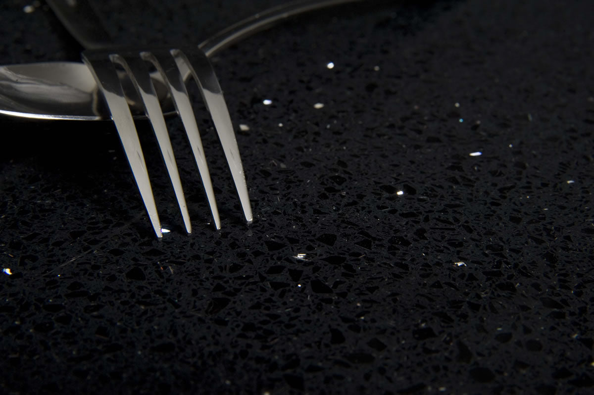Galaxy Black Quartz Stone (Standard Range)