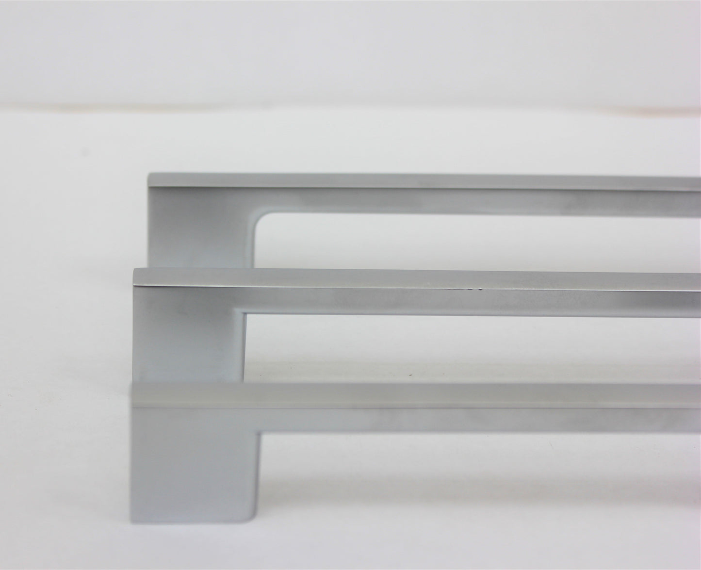 Brushed Silver Craftline D Handle - Contemporary Kitchen Handle
