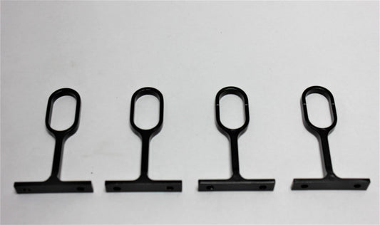 Oval Pillar Centre | 16mm | Black