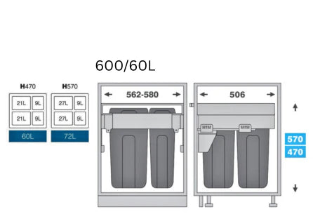 Bin | 600mm Regular price$330.00 AUD