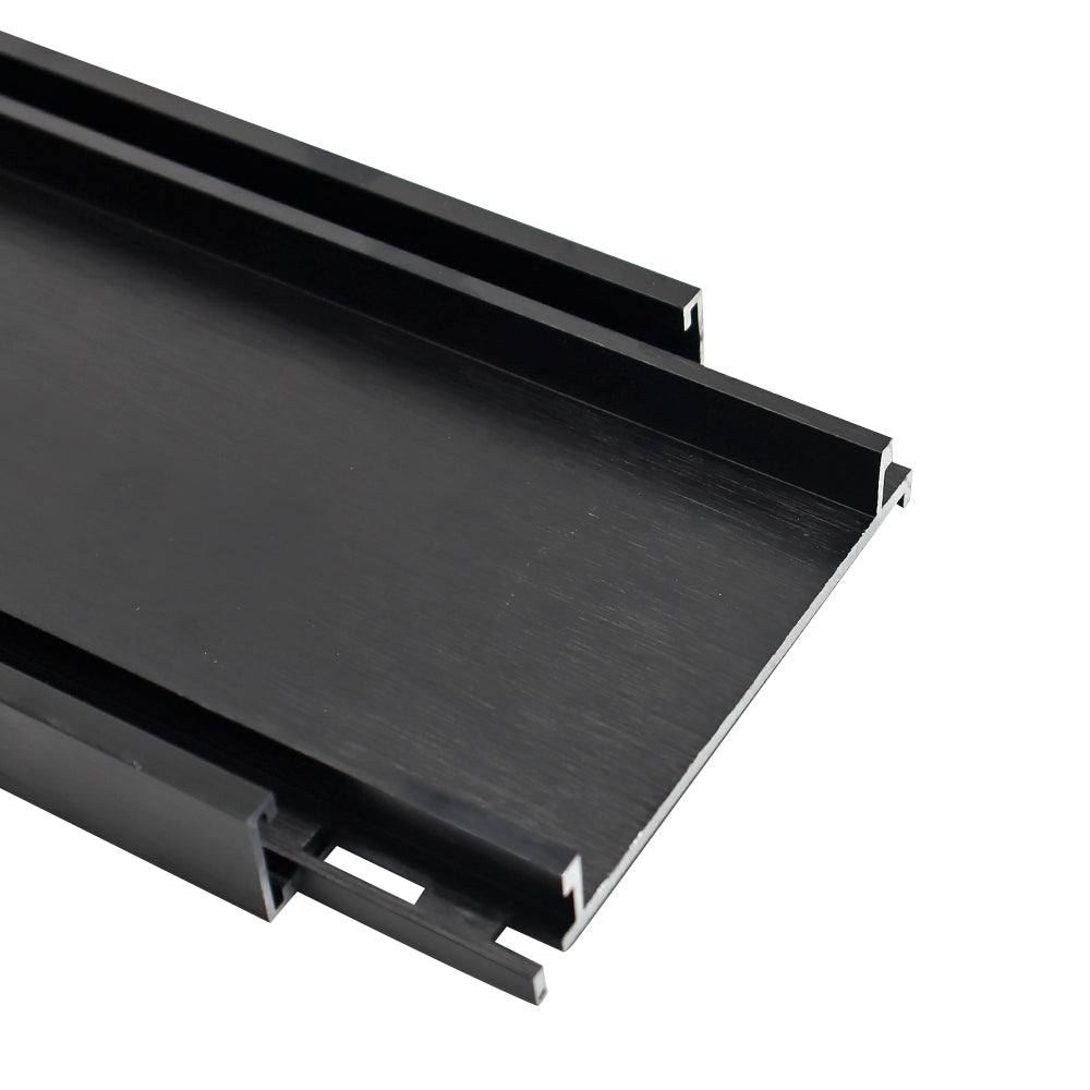 Aluminium Tile Insert Grate | Brushed Black