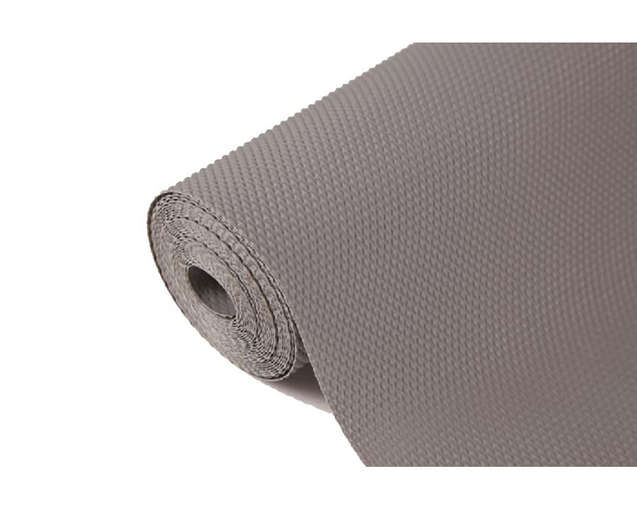 Kia Ora Non-Slip Drawer Matting/Drawer Liner Diamond Shape in Grey. Size 472mm. To suit 500mm drawer - 5 metre roll