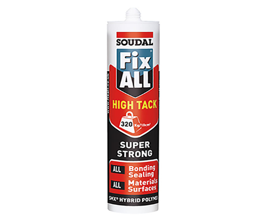 Soudal Fix All High Tack Super Strong Bonding Sealant 290ml Black by W&B