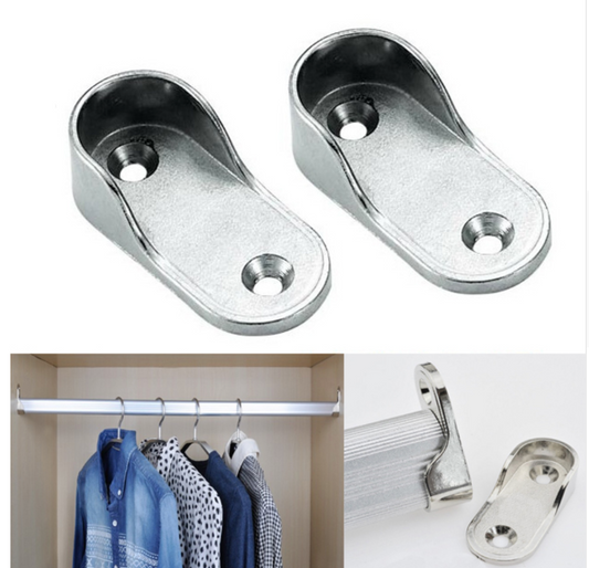 Oval end Flange | 16mm | Chrome