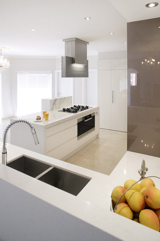 Alpine White Quartz Stone (Deluxe Range)