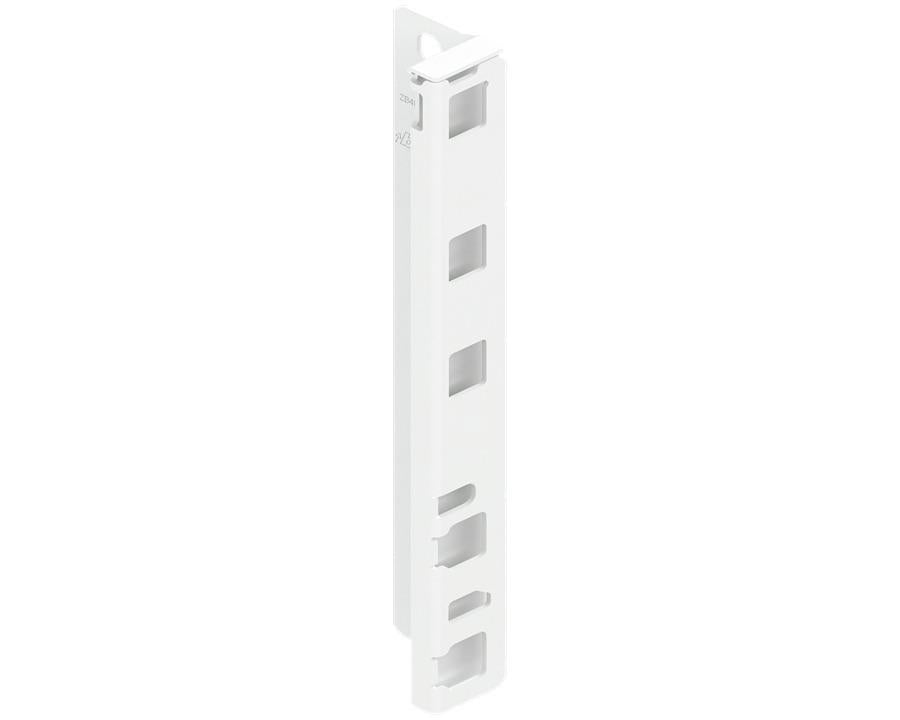 Blum MERIVOBOX Back Fixing Bracket Right Hand Industrial Pack E Height Silk White *Must be purchased in pack quantity of 50 by W&B