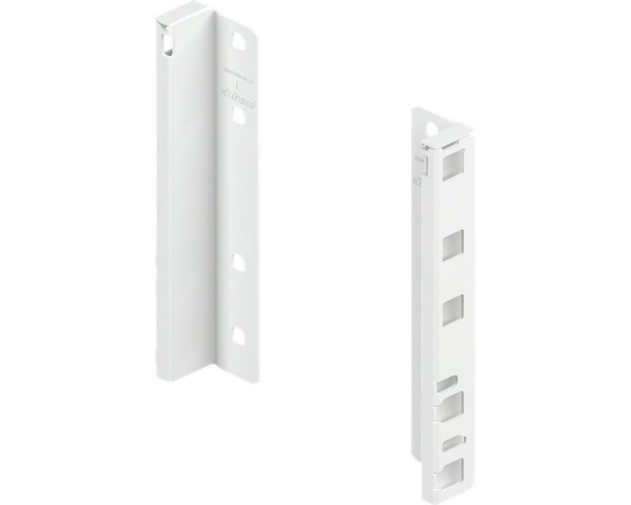Blum MERIVOBOX Back Fixing Bracket Set E Height Silk White by W&B