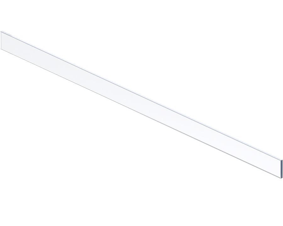 Blum MERIVOBOX Low Clear Front Glass for Inner Pull-Out 1200mm by W&B