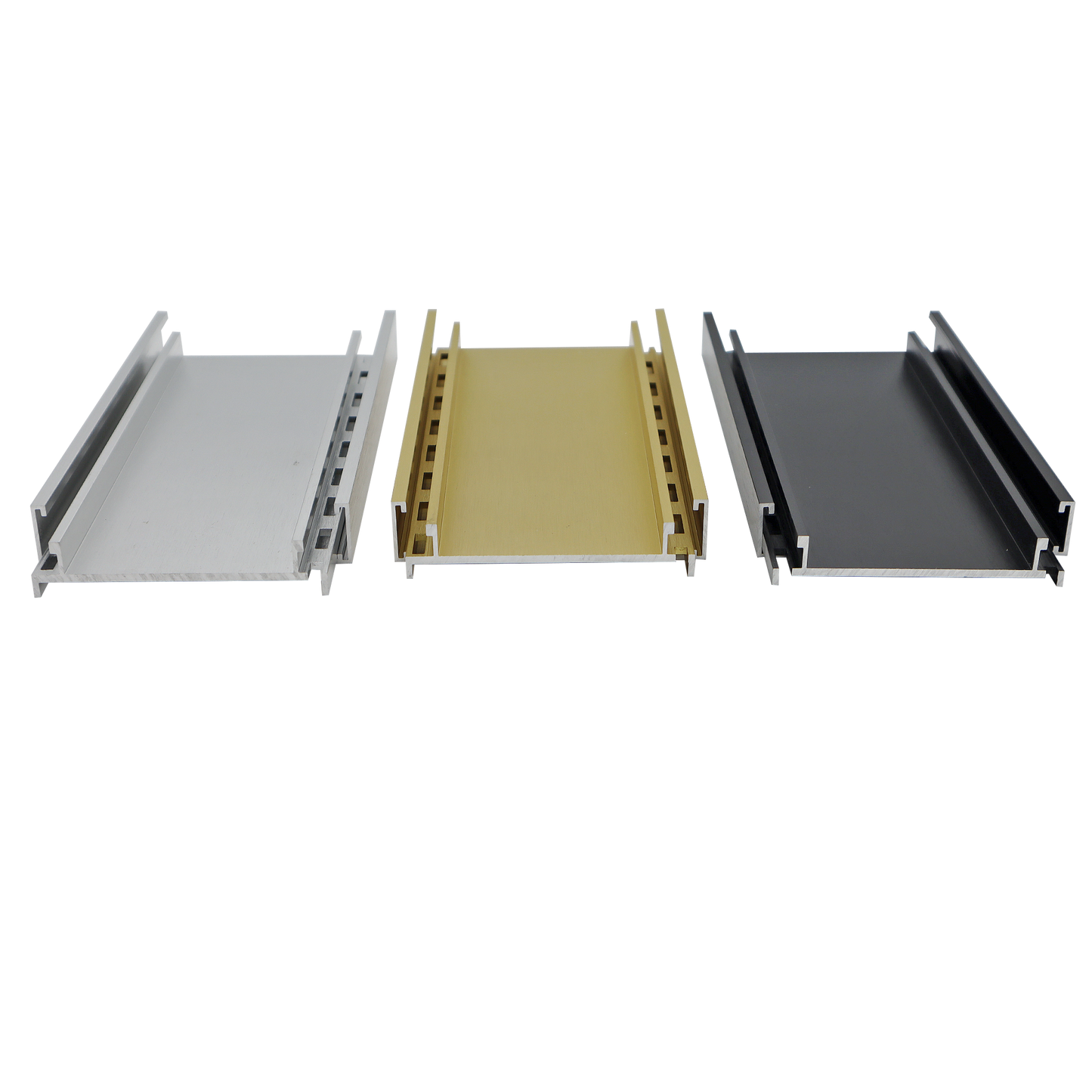 Aluminium Tile Insert Grate | Brushed Black