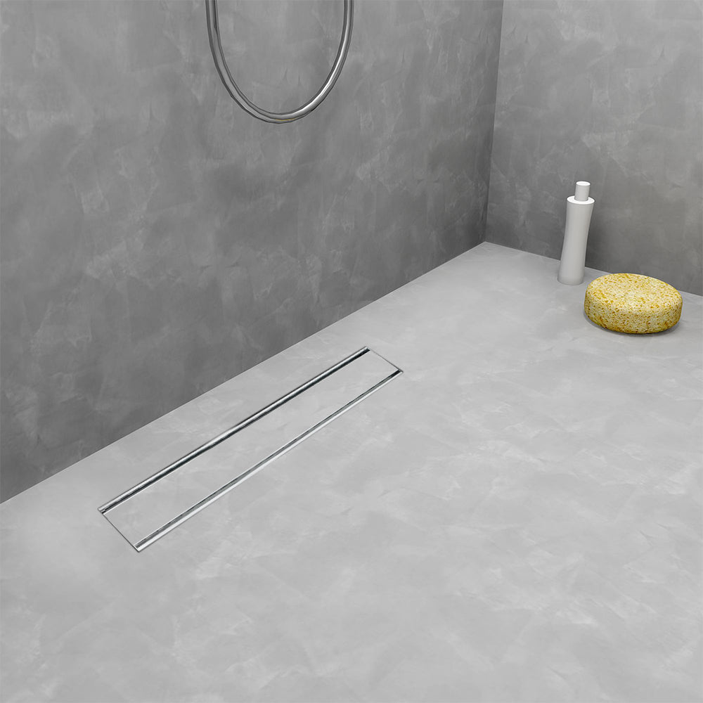 Aluminium Tile Insert Grate | Brushed Silver