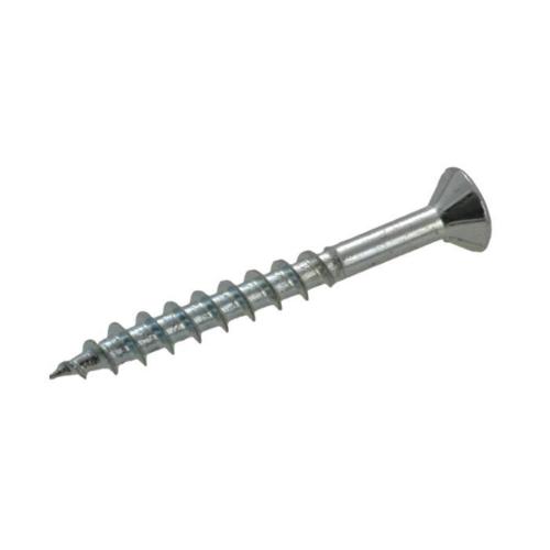 8G x 50mm zinc plated counter sunk screws