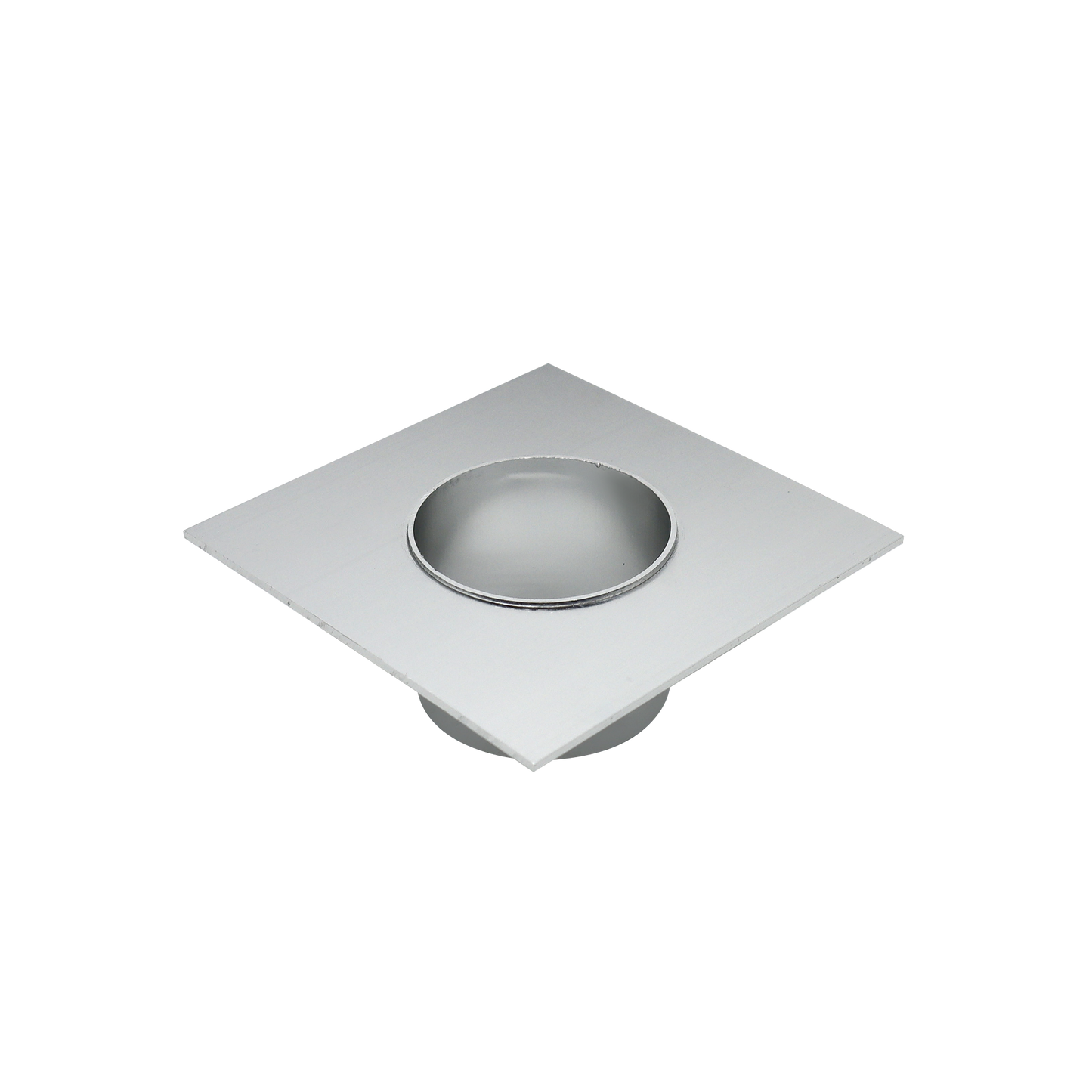 Aluminium Tile Insert Grate | Brushed Silver