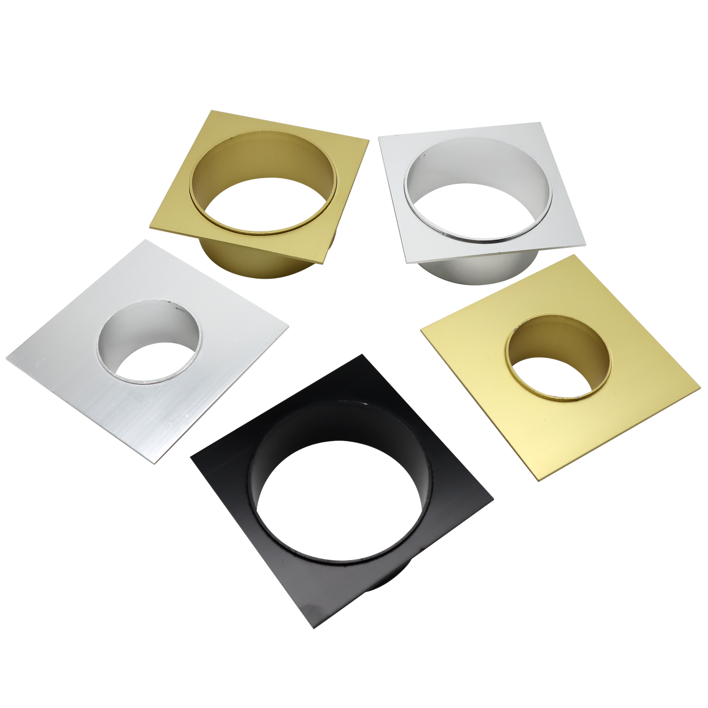 Aluminium Tile Insert Grate | Brushed Black