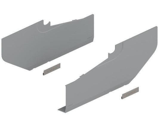 Blum AVENTOS Overhead Stay HS Cover Plate in Light Grey Not compatible with SERVO-DRIVE by W&B