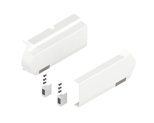 Blum AVENTOS Overhead Stay HF Cover Plate in Silk White - Compatible with SERVO-DRIVE 21F8020 by W&B