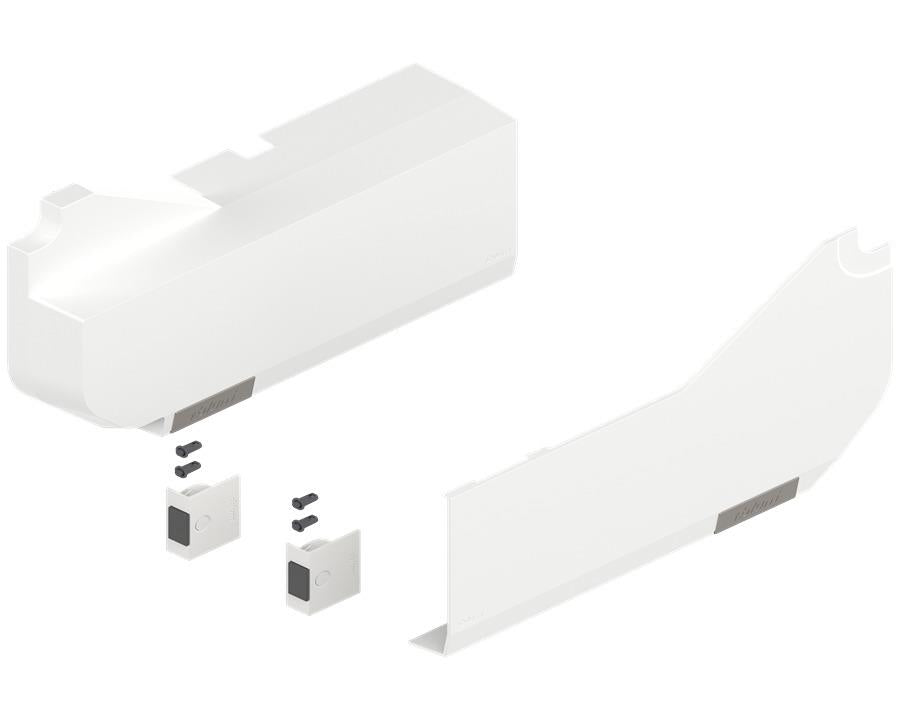 Blum AVENTOS Overhead Stay HL Cover Plate in Silk White. Compatible with SERVO-DRIVE 21L8020 by W&B