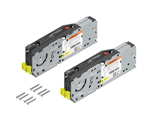 Blum AVENTOS HF Top Lift Mechanism set. Power Factor: 2700 - 13500. Fixing Method: Chipboard Screws. 22F2500 by W&B
