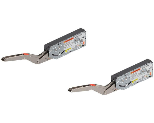 Blum AVENTOS HK top Lift Mechanism Set. Power Factor: 420 - 1610. Fixing Method: Pre-Mounted System Screws for Pre Drilled Holes. *Compatible with SERVO DRIVE* 22K2310 by W&B