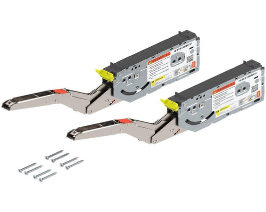 Blum AVENTOS HK top Lift Mechanism Set. Power Factor: 930 - 2800. Fixing Method: Chipboard Screws with Built in Positioning Template. *Compatible with SERVO-DRIVE* 22K2500 by W&B