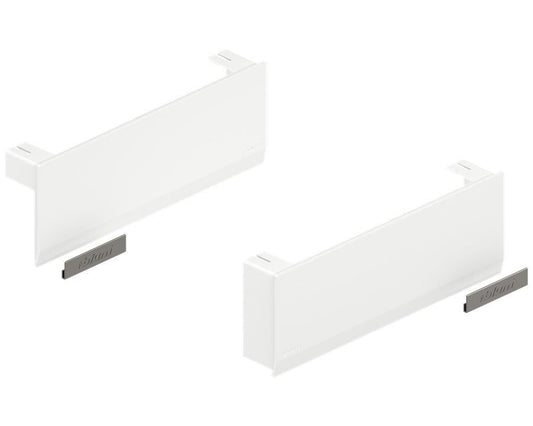 Blum AVENTOS HK top stay lift cover cap set in Silk White. Left & Right. 22K8000 by W&B