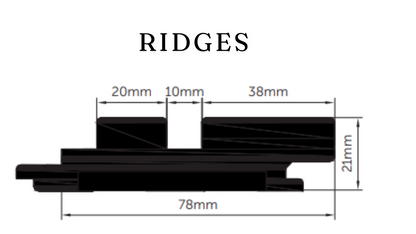 Ridges Porta Timber Battens | 2.7m - 78mm x 21mm