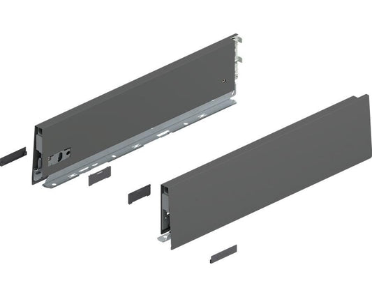 Blum MERIVOBOX K Height Drawer Sides Orion Grey 450mm 470K4502S by W&B