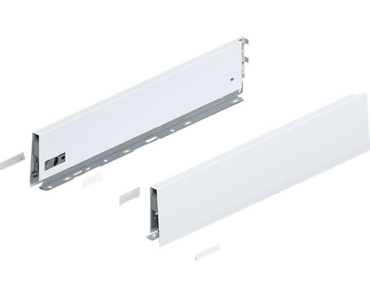 Blum MERIVOBOX K Height Drawer Sides Silk White 550mm by W&B