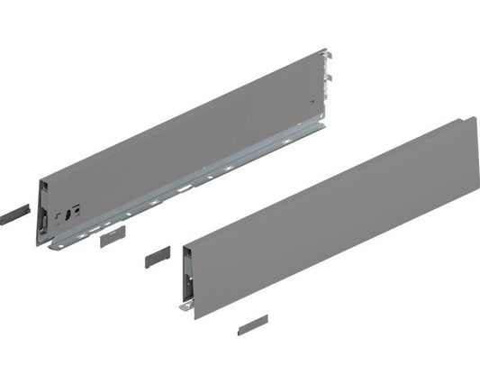 Blum MERIVOBOX K Height Drawer Sides Indium Grey 500mm by W&B