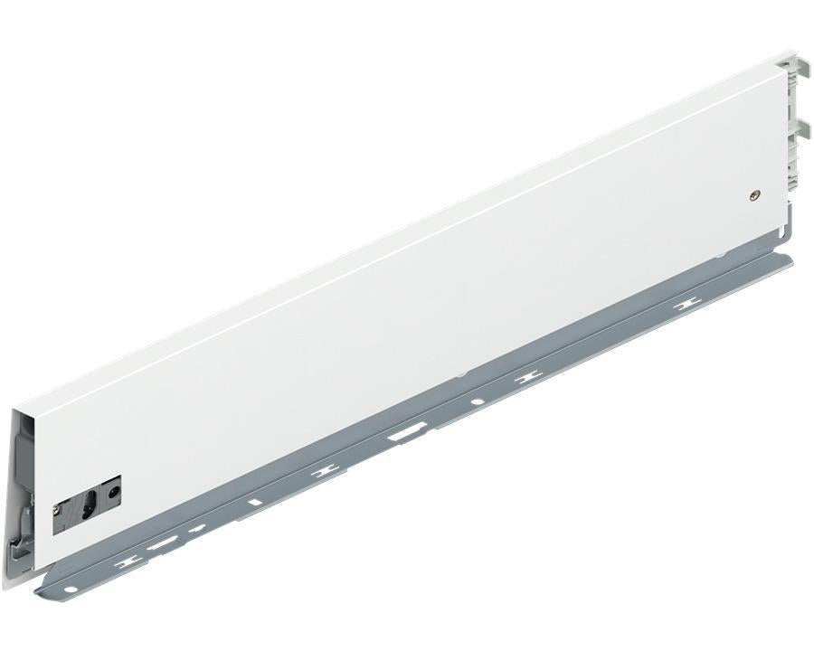 Blum MERIVOBOX K Height Drawer Side Left Hand Industrial Pack Silk White 500mm *Must be purchased in pack quantity of 10 by W&B
