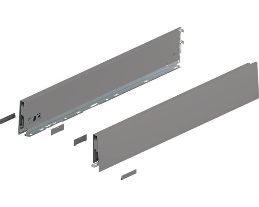 Blum MERIVOBOX K Height Drawer Sides Indium Grey 550mm by W&B