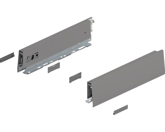 Blum MERIVOBOX M Height Drawer Sides Indium Grey 270mm by W&B
