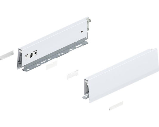 Blum MERIVOBOX M Height Drawer Sides Silk White 270mm by W&B