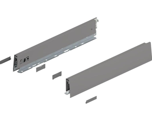 Blum MERIVOBOX M Height Drawer Sides Indium Grey 400mm by W&B
