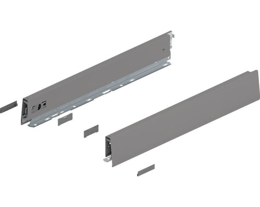 Blum MERIVOBOX M Height Drawer Sides Indium Grey 450mm by W&B