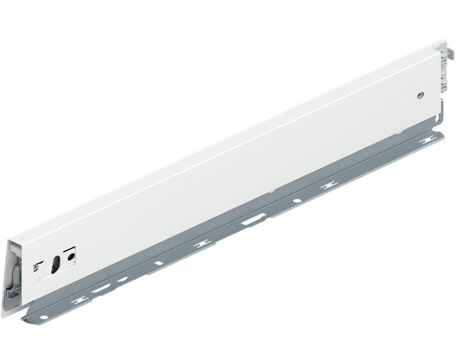 Blum MERIVOBOX M Height Drawer Side Left Hand Industrial Pack Silk White 450mm *Must be purchased in pack quantity of 20 by W&B