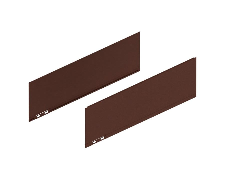 Blum LEGRABOX special edition side decorative elements C Height Noble Rust 450mm 770C450AS by W&B