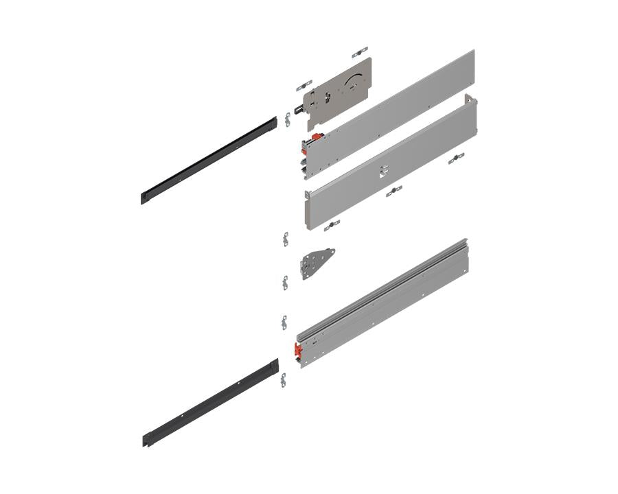 Blum REVEGO Uno Pocket Profile Set. Nominal Length: 700mm. Left. 801P700E.L2 by W&B