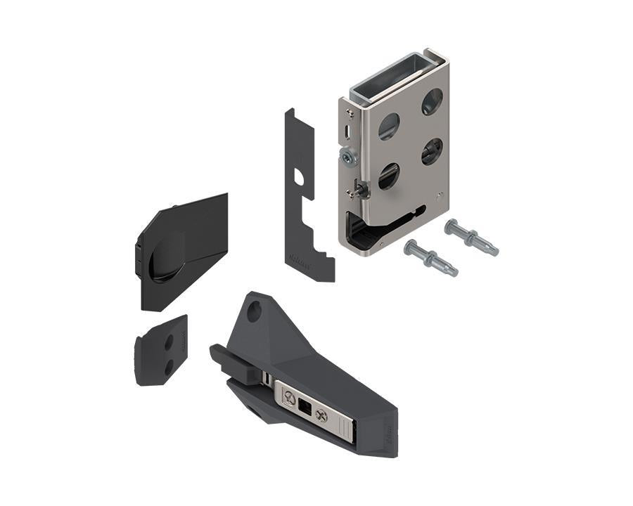 Blum REVEGO duo Track Fixing Set. Left. 802M0002.L2 by W&B